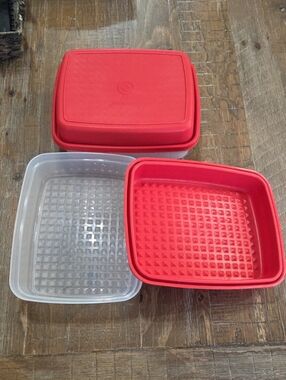 Tupperware Season Serve Marinator and Food Storage Container. Set of 2